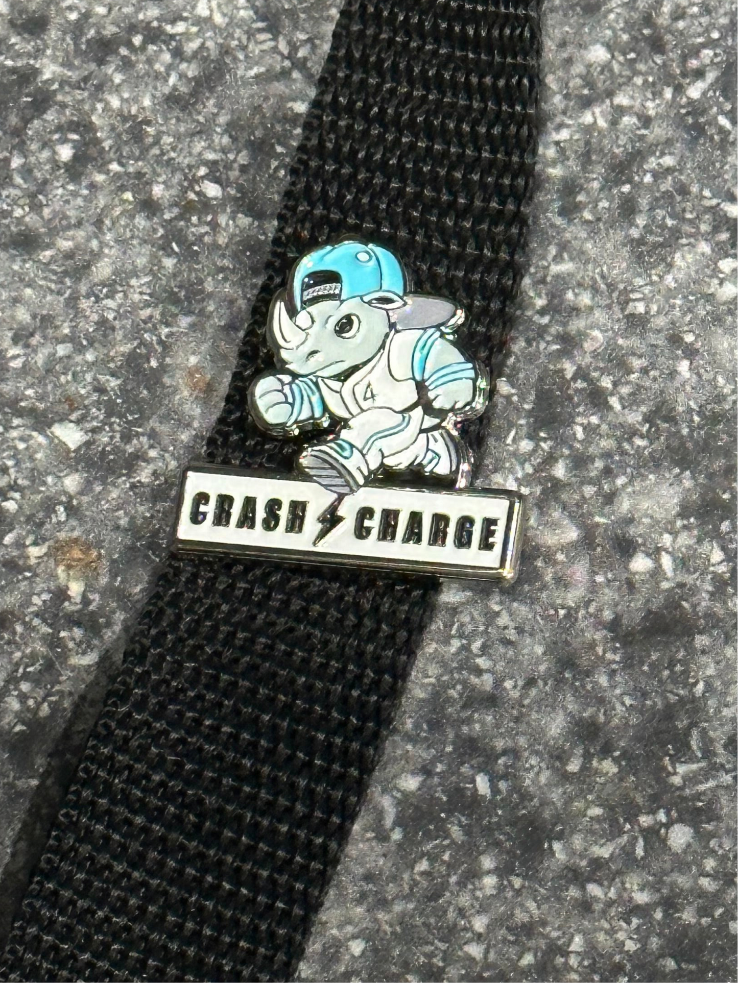 Crash Charge Trading Pin- CHAMP the rhino