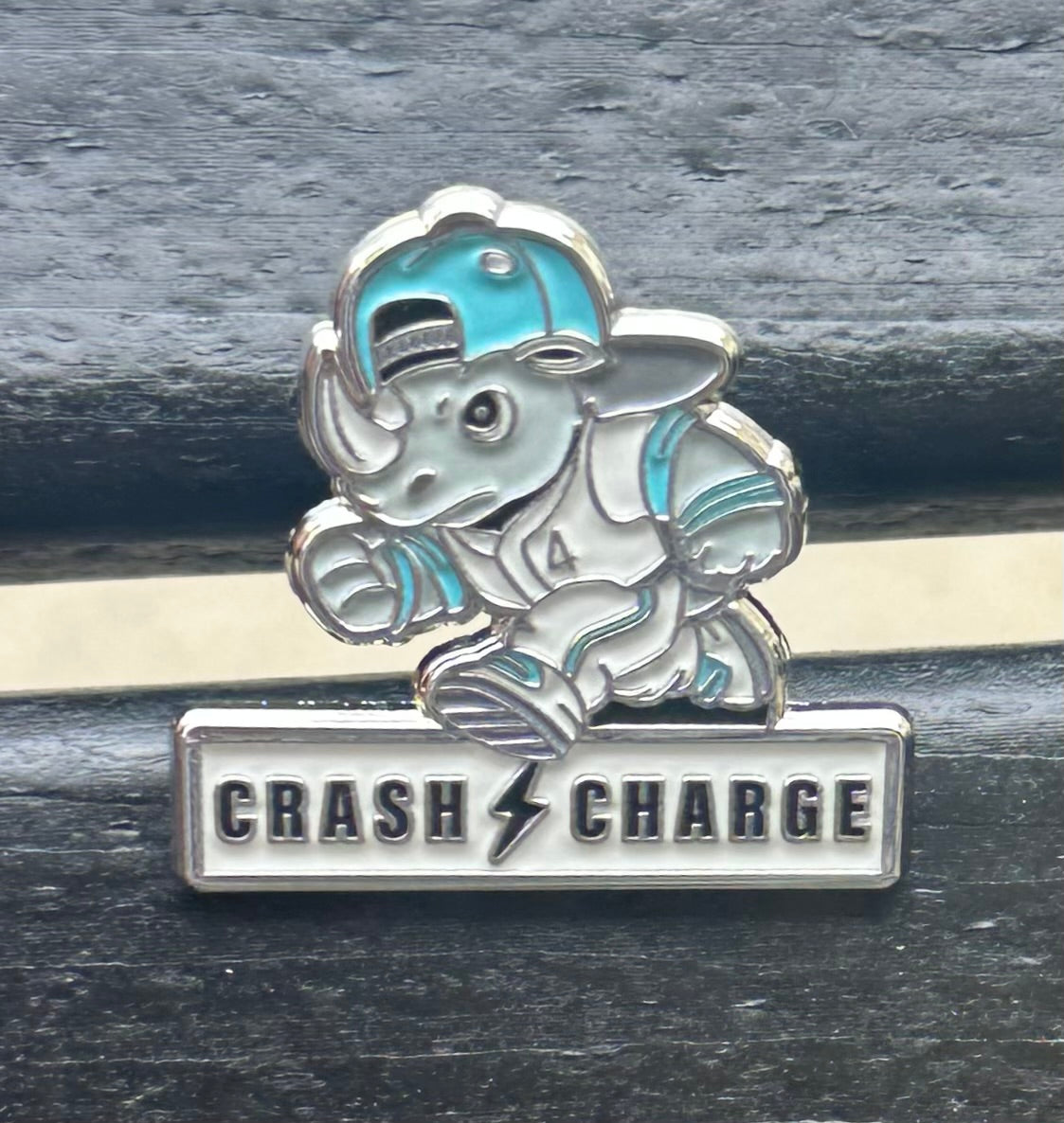 Crash Charge Trading Pin- CHAMP the rhino