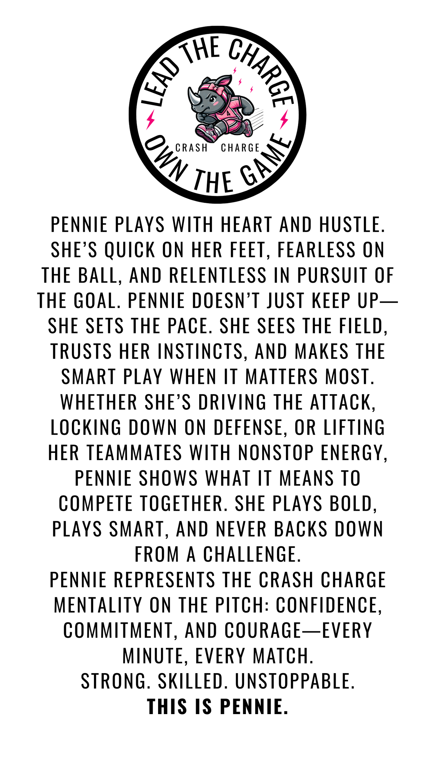 PENNIE--ADULT PERFORMANCE CRASH TEE