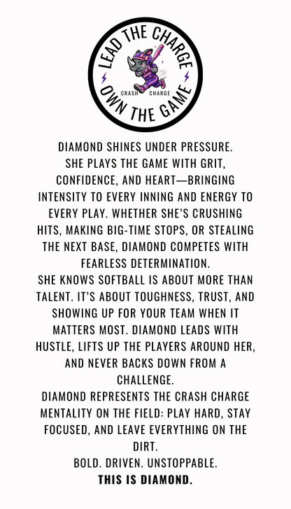 DIAMOND-YOUTH PERFORMANCE CRASH TEE
