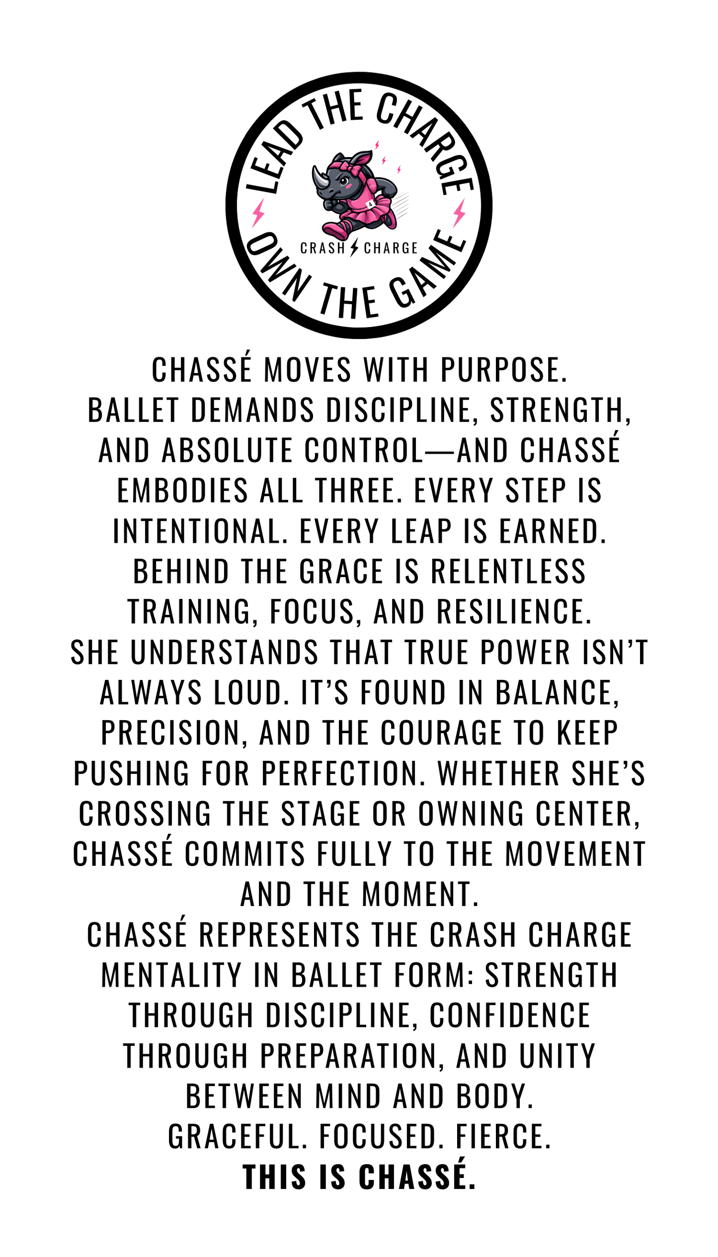 CHASSÉ- YOUTH PERFORMANCE CRASH TEE