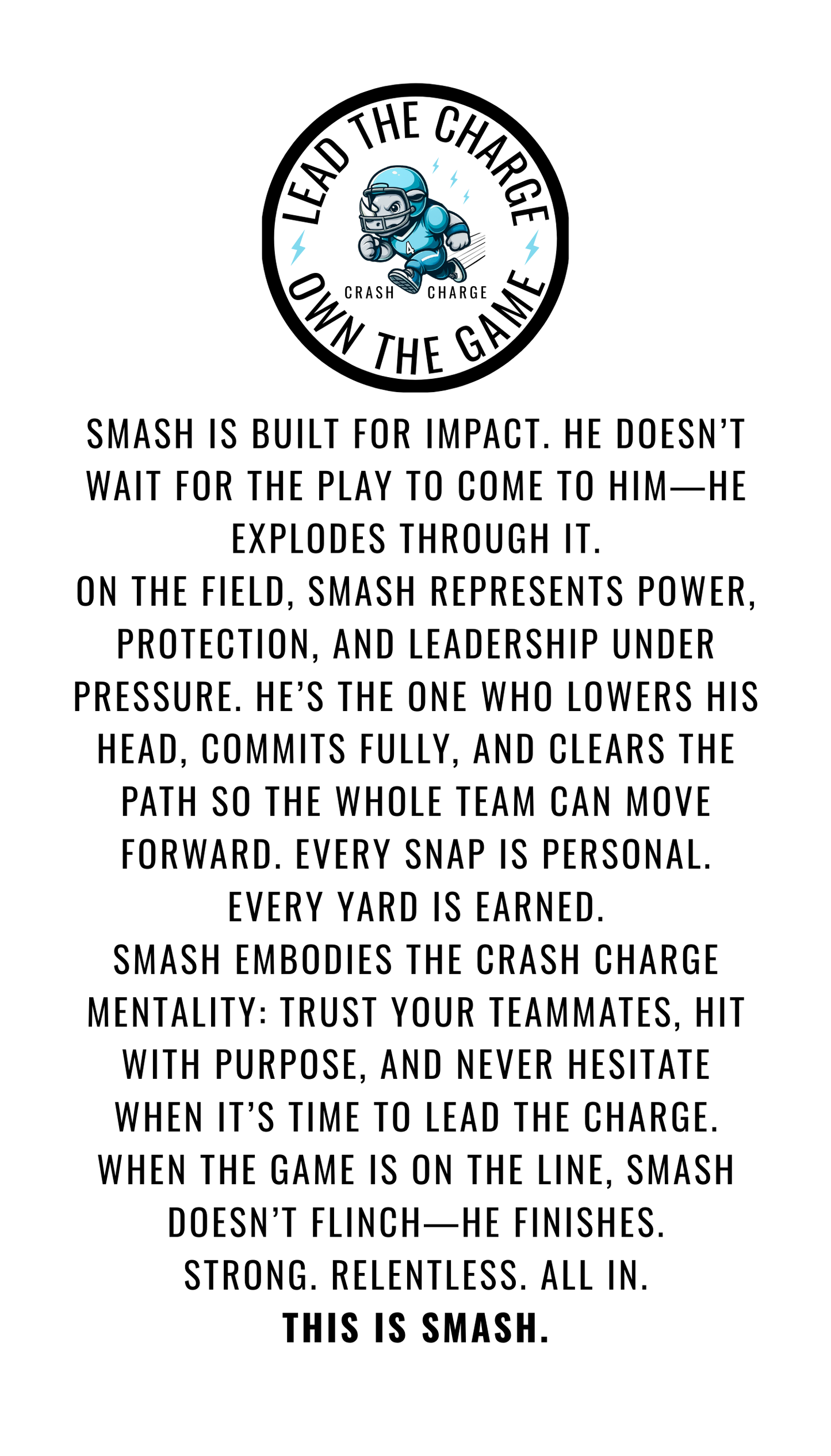 SMASH—ADULT PERFORMANCE CRASH TEE